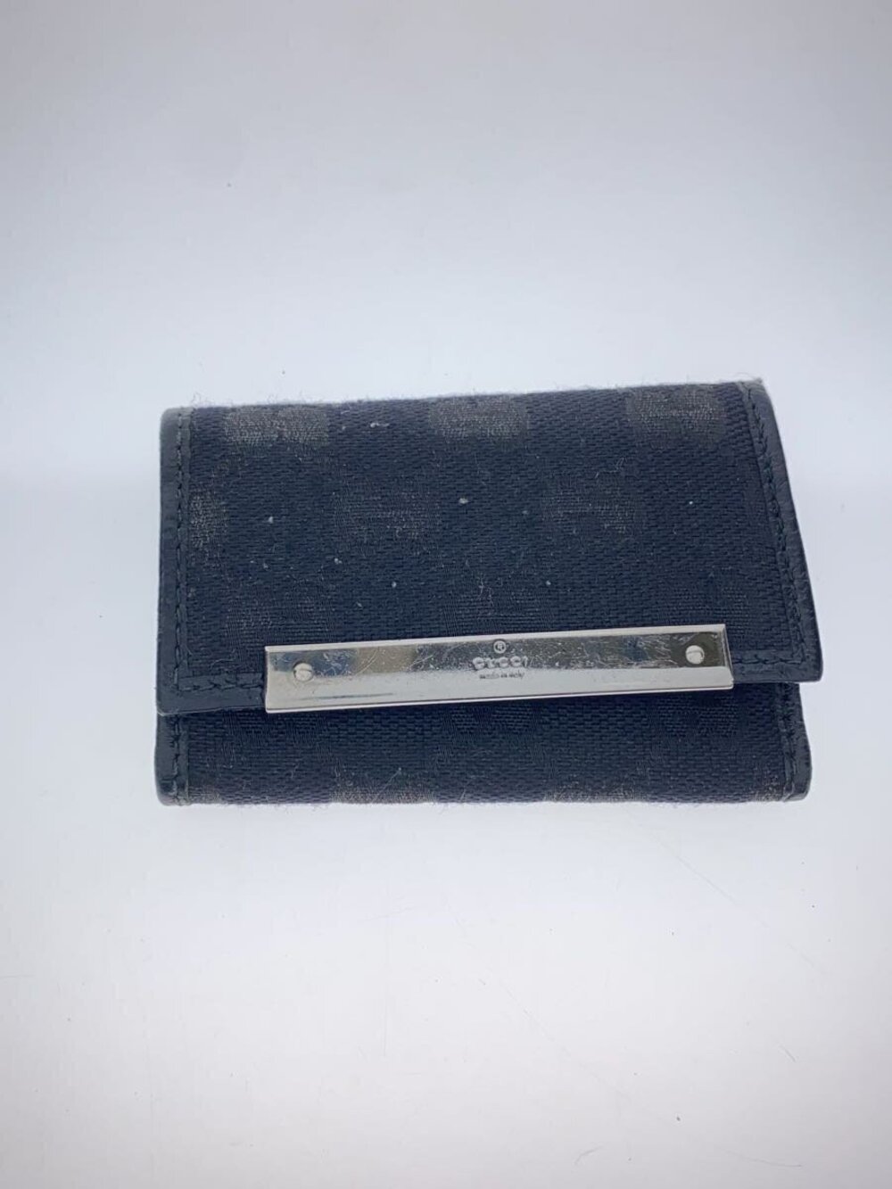 Gucci Key Case Wallet GG Canvas Black